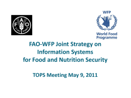 fao-wfp-joint-isfns-strategy - Food Security and Nutrition Network