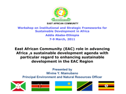 4 th EAC Development Strategy