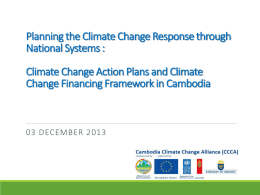 Session 6.1.2 Cambodia - Climate Change Finance and