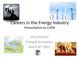 Careers in the Energy Industry