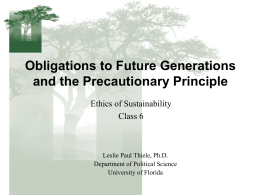Future Generations - University of Florida