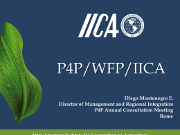 P4P/PMA/IICA