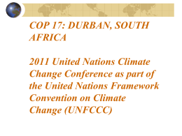 The United Nations Framework Convention on Climate
