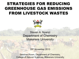 Reduction of GHG Emissions _ Urea Recovery _ Nov 29 2013