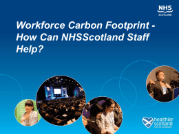Workforce Carbon Footprint: How Can
