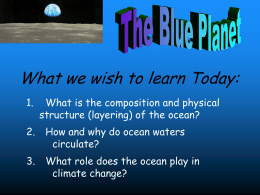 Blue Planet Lecture 2006
