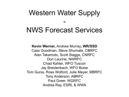 NWS Colorado Basin Water Supply