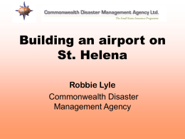 Building an airport at St Helena