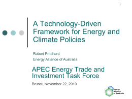 Global Energy Security: The Strategic Implications for