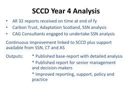 SCCD Year 4 Analysis