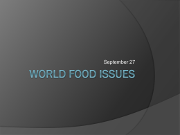 World Food Issues - Iowa State University