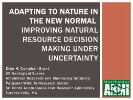 Adapting to Nature in the New Normal Improving natural