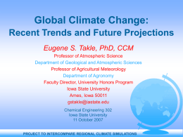 PowerPoint Presentation - Global Change Curricula and