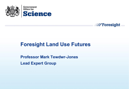 Foresight Land Use Futures