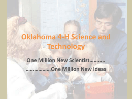 Oklahoma 4-H Science and Technology