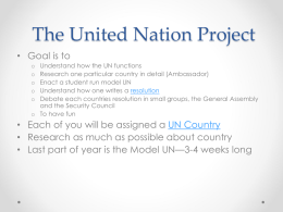 United Nations Review