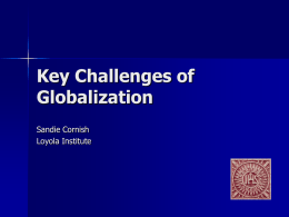 Key Challenges of Globalization