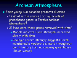 Earth`s Climate System Today