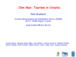 6. Tourism in Croatia - Clim