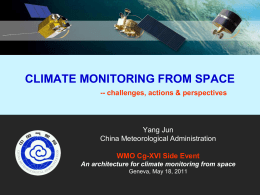 Climate Monitoring from Space