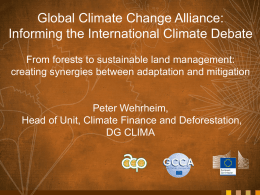 Country System - Global Climate Change Alliance+