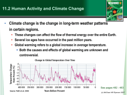 Human Activity and Climate Change