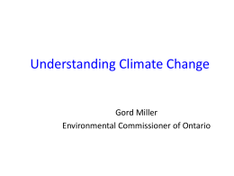 Understanding climate change - Environmental Commissioner of