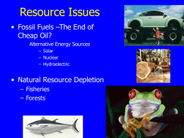 Resource Issues - El Camino College