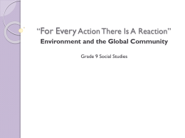 For Every Action There Is A Reaction Powerpoint