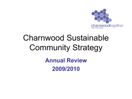 Sustainable Community Stretegy Achievements 200910