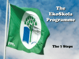 The EkoSkola Programme