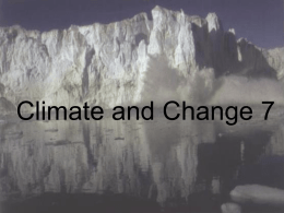 Climate and Change 7 ppt for teaching