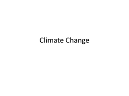 Climate Change - RCE