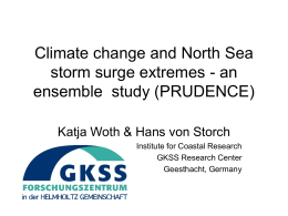 Climate change and North Sea storm surge extremes