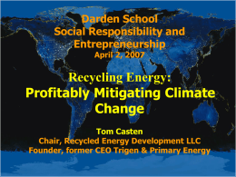 Profitably Mitigating Climate Change