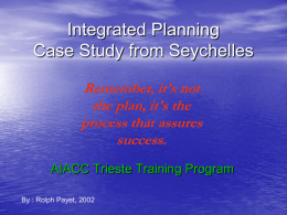 Integrated Planning in Seychelles