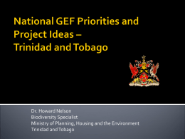Trinidad and Tobago - Global Environment Facility