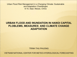 urban flood and inundation in hanoi capital