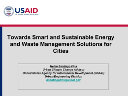 Towards Smart and Sustainable Energy and Waste Management