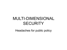 multi-dimensional security