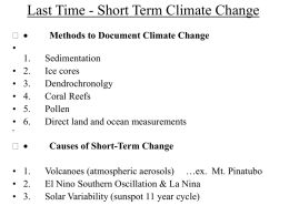 Long-term Climate Variability