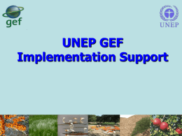 UNEP - English - Global Environment Facility