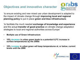 Green and blue space adaptation for urban areas and eco