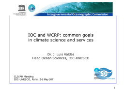 Intergovernmental Oceanographic Commission