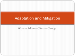 Mitigation&AdaptationSlides