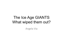 The Ice Age GIANTS