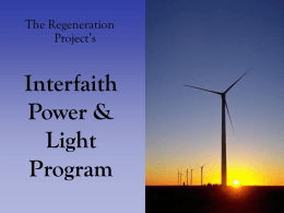 IPL 1 - The Regeneration Project