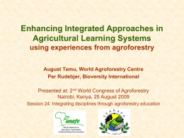 Enhancing Integrated Approaches in