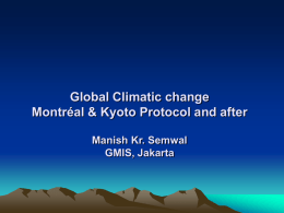 Manish Climatic change Montereal Protocol