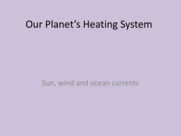 Our Planet`s Heating System